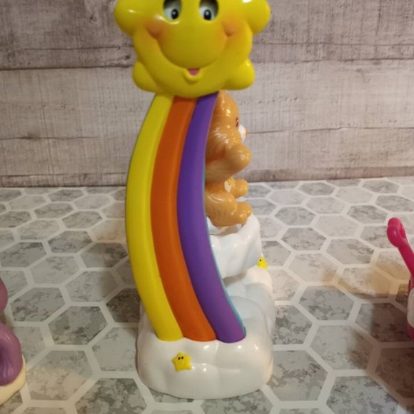 Vintage Care Bears with Rainbow Cloud Swing & Clou - Picture 6 of 8